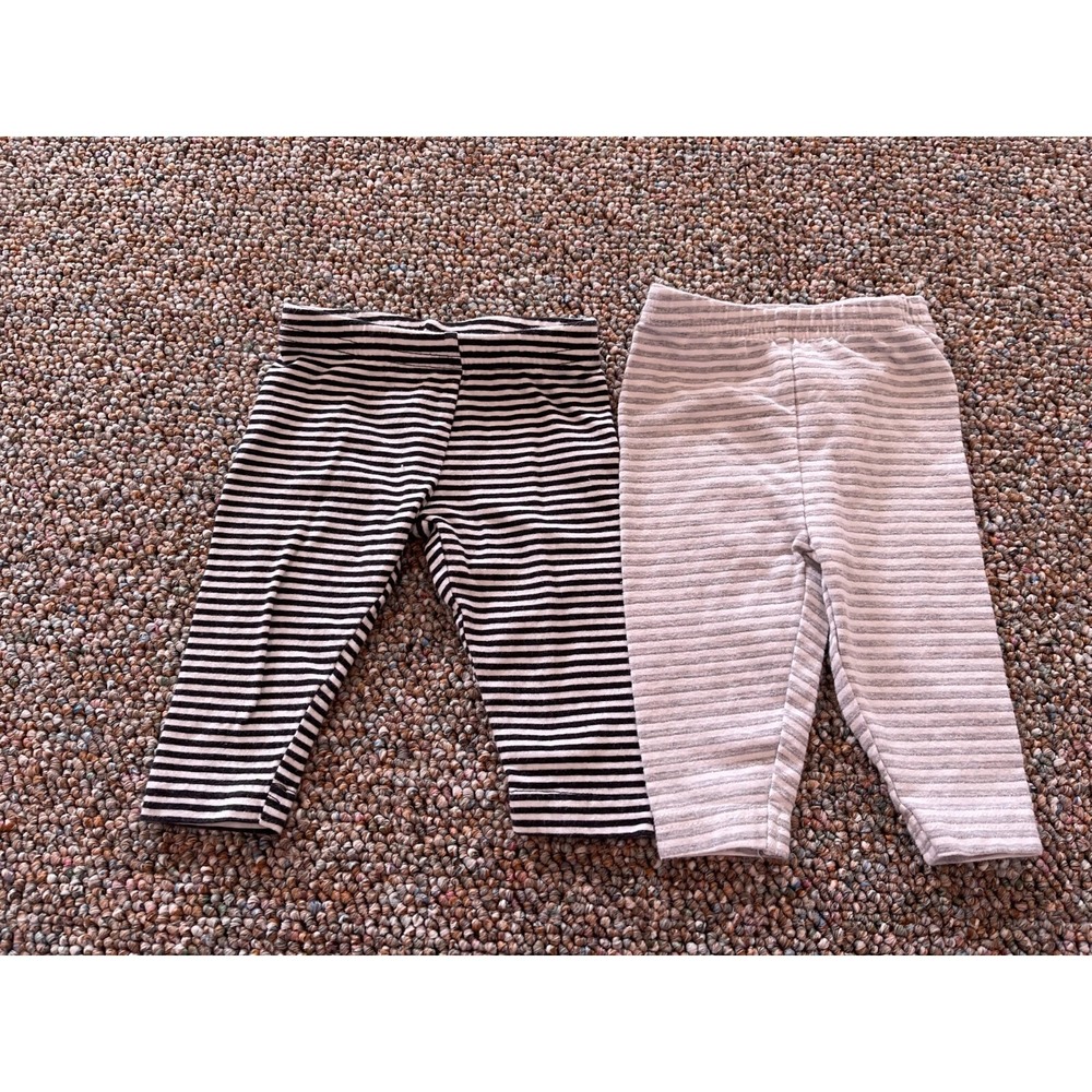 Carter s Girls Set of 2 Striped Leggings 3M